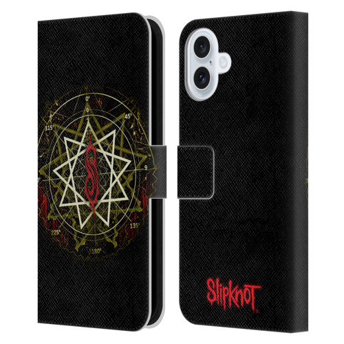 Slipknot Key Art Waves Leather Book Wallet Case Cover For Apple iPhone 16 Plus
