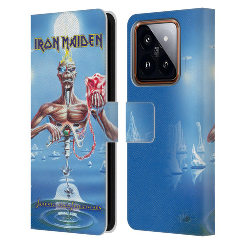 Iron Maiden Album Covers SSOSS Leather Book Wallet Case Cover For Xiaomi 14