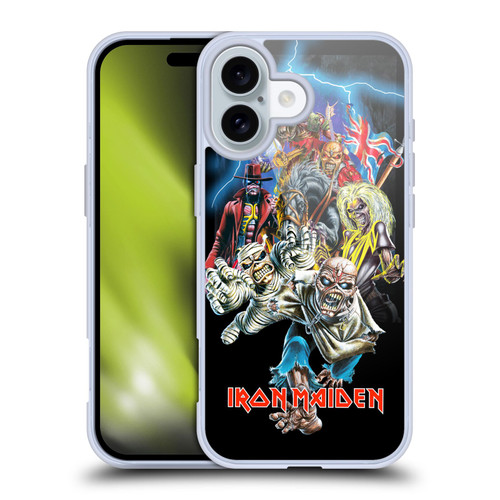 Iron Maiden Art Best Of Beast Soft Gel Case for Apple iPhone 16