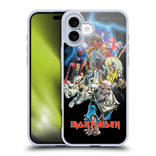 Iron Maiden Art Best Of Beast Soft Gel Case for Apple iPhone 16 Plus