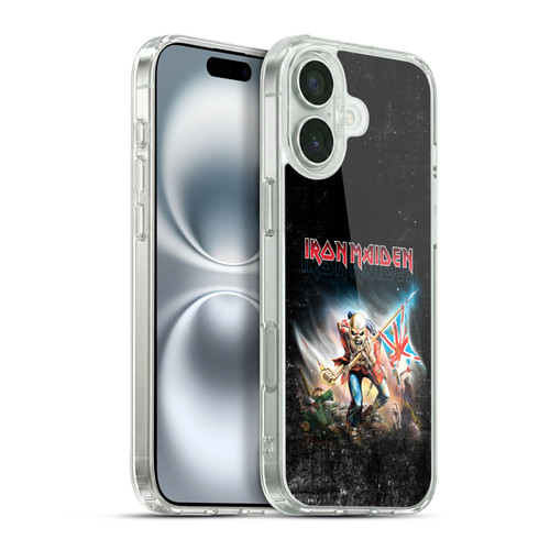 Iron Maiden Art Trooper 2016 Soft Gel Case for Apple iPhone 16 Plus & MagSafe