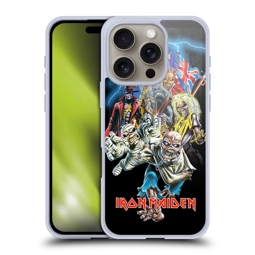 Iron Maiden Art Best Of Beast Soft Gel Case for Apple iPhone 16 Pro