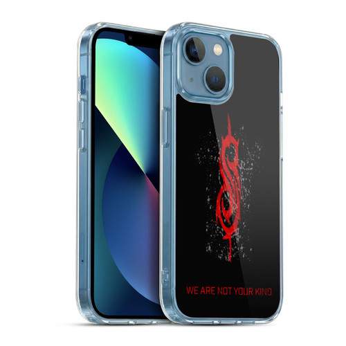 Slipknot We Are Not Your Kind Red Distressed Look Soft Gel Case for Apple iPhone 13 Mini & MagSafe