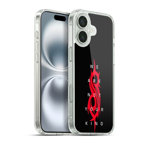 Slipknot We Are Not Your Kind Logo Soft Gel Case for Apple iPhone 16 Plus & MagSafe
