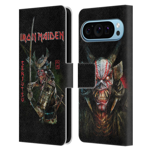 Iron Maiden Senjutsu Album Cover Leather Book Wallet Case Cover For Google Pixel 9 / Pixel 9 Pro