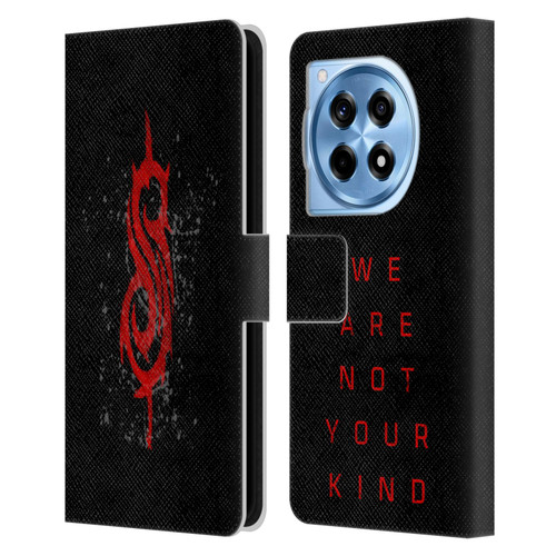 Slipknot We Are Not Your Kind Red Distressed Look Leather Book Wallet Case Cover For OnePlus 12R
