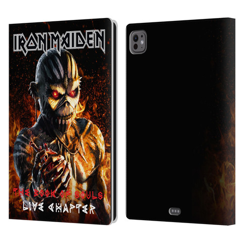 Iron Maiden Tours TBOS Live Chapter Leather Book Wallet Case Cover For Apple iPad Pro 11 M4 2024
