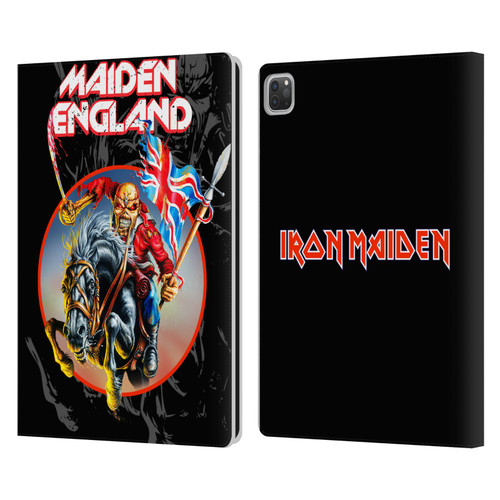 Iron Maiden Tours England Leather Book Wallet Case Cover For Apple iPad Pro 13 M4 2024