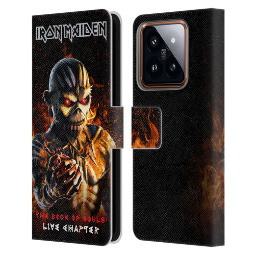 Iron Maiden Tours TBOS Live Chapter Leather Book Wallet Case Cover For Xiaomi 14