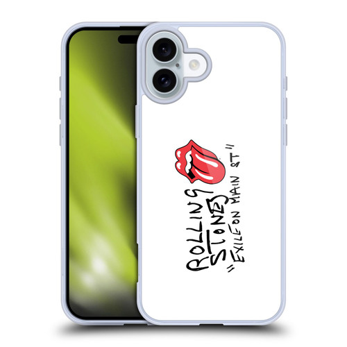 The Rolling Stones Albums Exile On Main St. Soft Gel Case for Apple iPhone 16 Plus