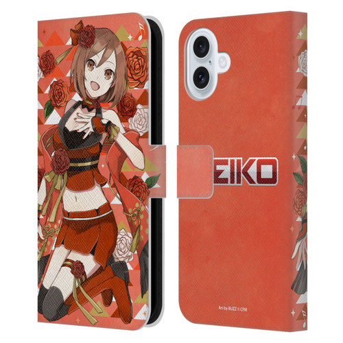 Hatsune Miku Characters Meiko Leather Book Wallet Case Cover For Apple iPhone 16 Plus