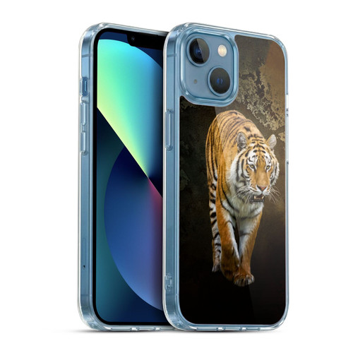 Simone Gatterwe Animals Siberian Tiger Soft Gel Case for Apple iPhone 13 Mini