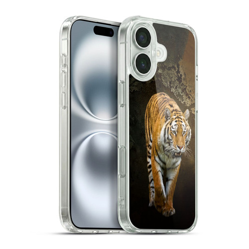 Simone Gatterwe Animals Siberian Tiger Soft Gel Case for Apple iPhone 16 Plus
