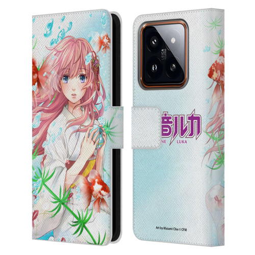 Hatsune Miku Characters Megurine Luka Leather Book Wallet Case Cover For Xiaomi 14