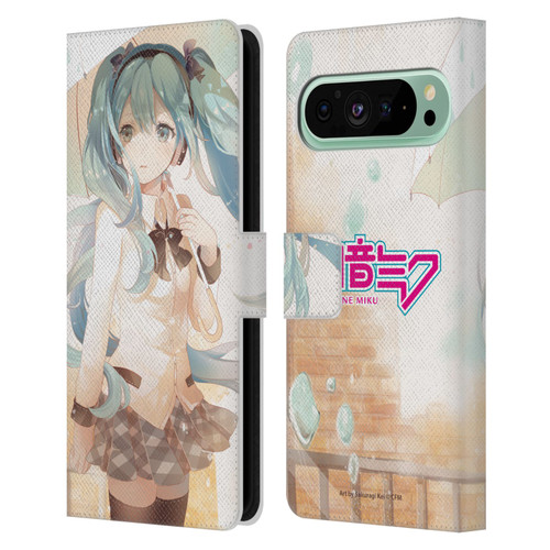 Hatsune Miku Graphics Rain Leather Book Wallet Case Cover For Google Pixel 9 Pro XL