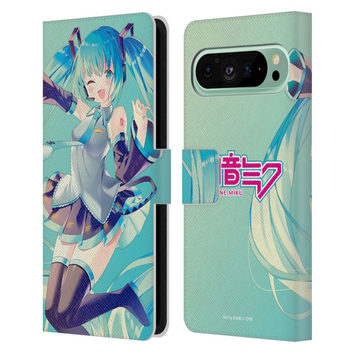 Hatsune Miku Graphics Sing Leather Book Wallet Case Cover For Google Pixel 9 Pro XL