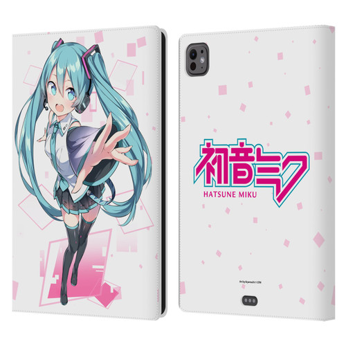 Hatsune Miku Graphics Cute Leather Book Wallet Case Cover For Apple iPad Pro 11 M4 2024