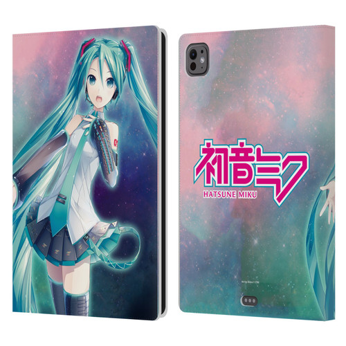Hatsune Miku Graphics Nebula Leather Book Wallet Case Cover For Apple iPad Pro 11 M4 2024