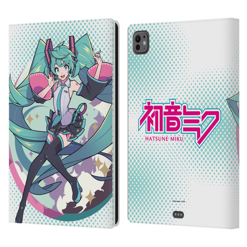 Hatsune Miku Graphics Pastels Leather Book Wallet Case Cover For Apple iPad Pro 11 M4 2024