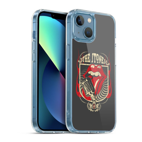 The Rolling Stones Key Art Jumbo Tongue Soft Gel Case for Apple iPhone 13 Mini & MagSafe