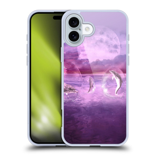 Simone Gatterwe Dolphins Dream Of Dolphins Soft Gel Case for Apple iPhone 16 Plus