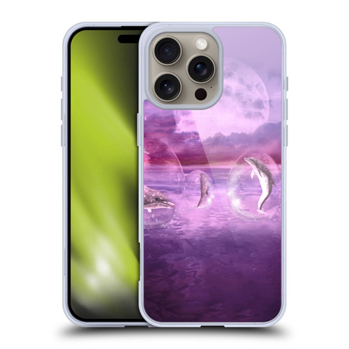 Simone Gatterwe Dolphins Dream Of Dolphins Soft Gel Case for Apple iPhone 16 Pro Max