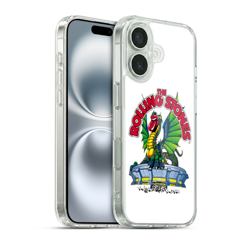 The Rolling Stones Key Art Dragon Soft Gel Case for Apple iPhone 16 & MagSafe