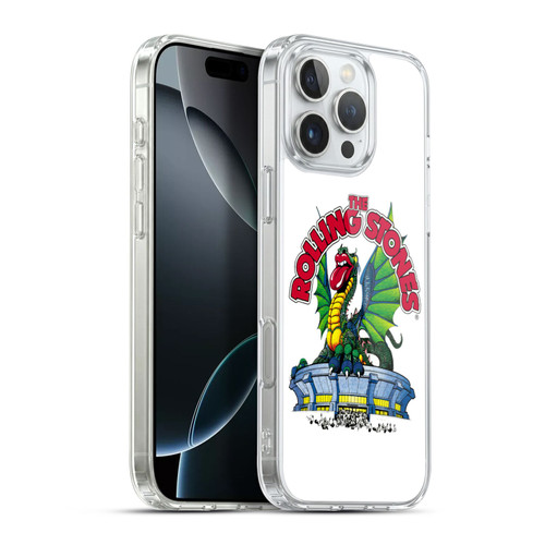 The Rolling Stones Key Art Dragon Soft Gel Case for Apple iPhone 16 Pro Max & MagSafe