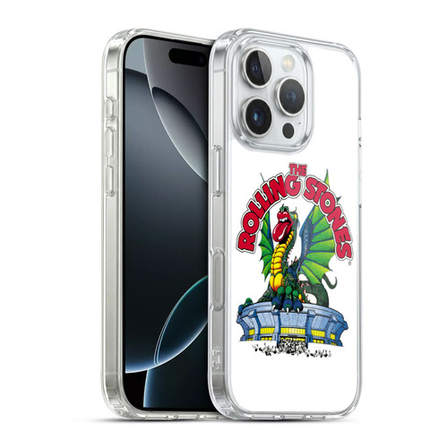 The Rolling Stones Key Art Dragon Soft Gel Case for Apple iPhone 16 Pro & MagSafe