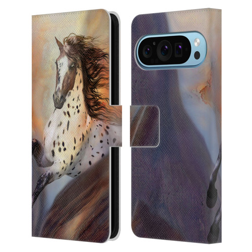 Simone Gatterwe Horses Wild 2 Leather Book Wallet Case Cover For Google Pixel 9 / Pixel 9 Pro