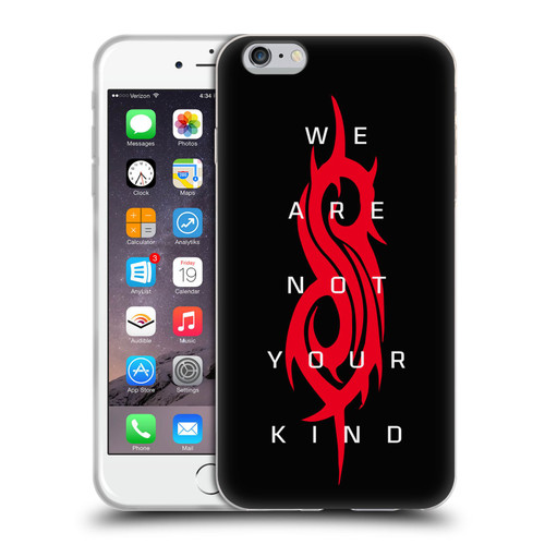 Slipknot We Are Not Your Kind Logo Soft Gel Case for Apple iPhone 6 Plus / iPhone 6s Plus