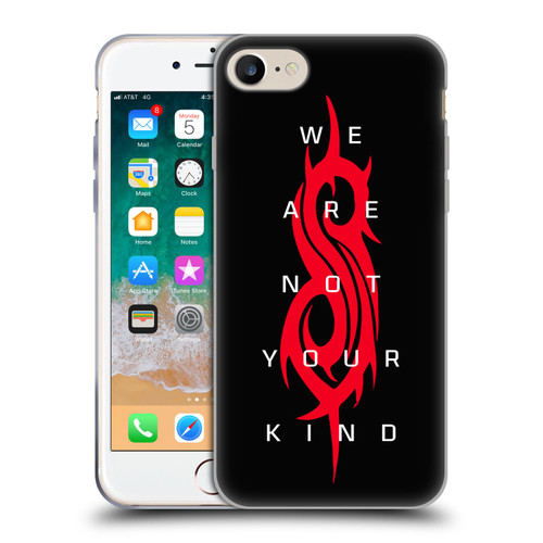 Slipknot We Are Not Your Kind Logo Soft Gel Case for Apple iPhone 7 / 8 / SE 2020 & 2022