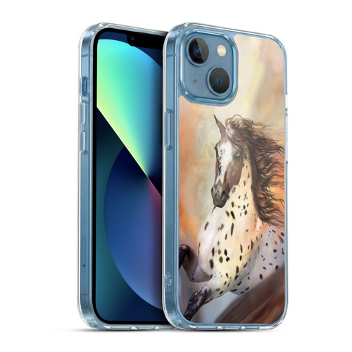Simone Gatterwe Horses Wild 2 Soft Gel Case for Apple iPhone 13 Mini & MagSafe