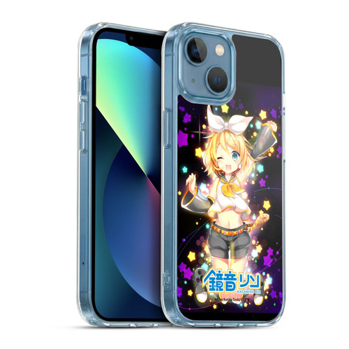 Hatsune Miku Characters Kagamine Rin Soft Gel Case for Apple iPhone 13 Mini