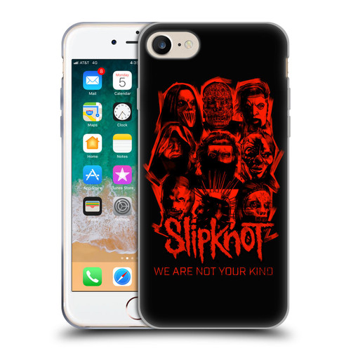 Slipknot We Are Not Your Kind Red Patch Soft Gel Case for Apple iPhone 7 / 8 / SE 2020 & 2022