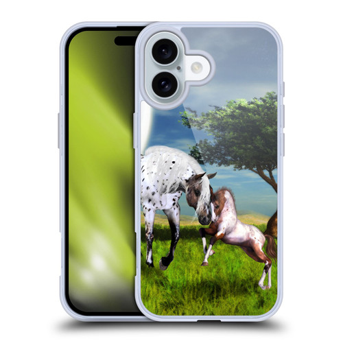Simone Gatterwe Horses Love Forever Soft Gel Case for Apple iPhone 16