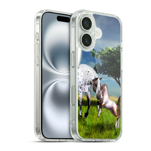 Simone Gatterwe Horses Love Forever Soft Gel Case for Apple iPhone 16 & MagSafe