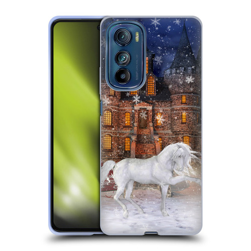 Simone Gatterwe Horses Christmas Time Soft Gel Case for Motorola Edge 30