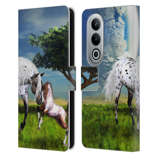 Simone Gatterwe Horses Love Forever Leather Book Wallet Case Cover For OPPO OnePlus Ace 3V 5G