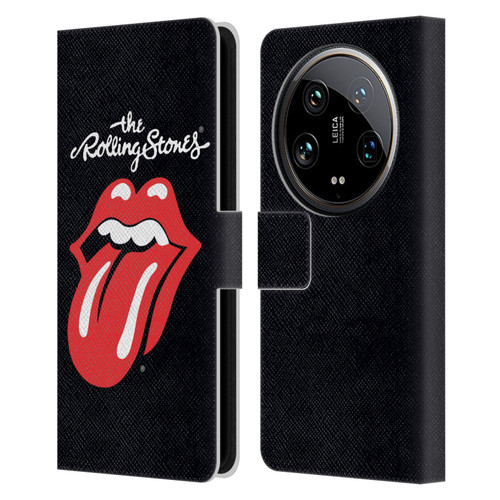 The Rolling Stones Key Art Tongue Classic Leather Book Wallet Case Cover For Xiaomi 14 Ultra