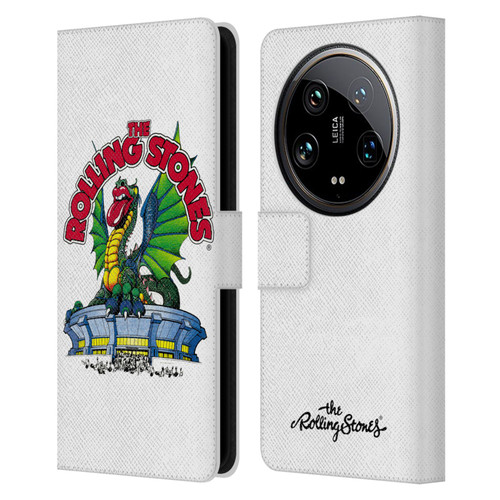 The Rolling Stones Key Art Dragon Leather Book Wallet Case Cover For Xiaomi 14 Ultra