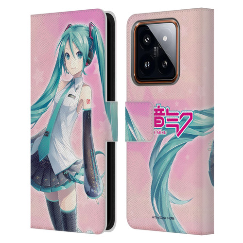 Hatsune Miku Graphics Star Leather Book Wallet Case Cover For Xiaomi 14