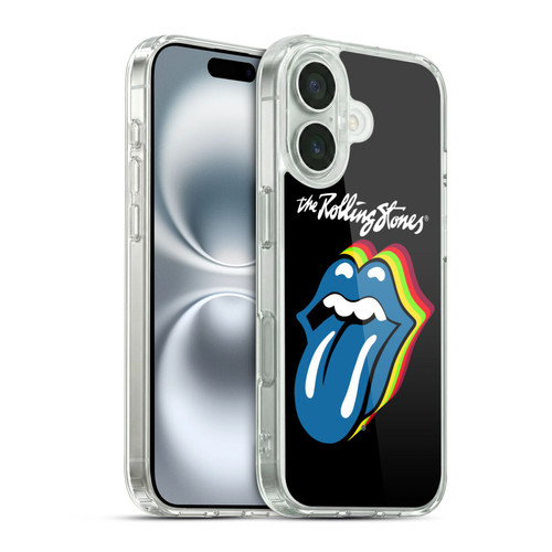 The Rolling Stones Licks Collection Pop Art 2 Soft Gel Case for Apple iPhone 16