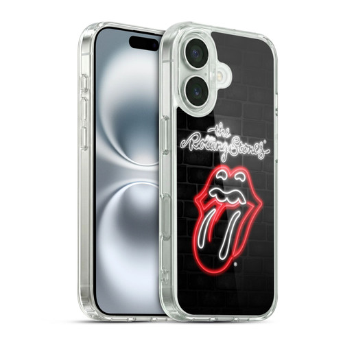 The Rolling Stones Licks Collection Neon Soft Gel Case for Apple iPhone 16