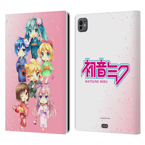 Hatsune Miku Virtual Singers Characters Leather Book Wallet Case Cover For Apple iPad Pro 11 M4 2024