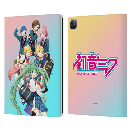 Hatsune Miku Virtual Singers High School Leather Book Wallet Case Cover For Apple iPad Pro 13 M4 2024