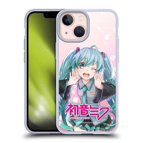 Hatsune Miku Graphics Wink Soft Gel Case for Apple iPhone 13 Mini