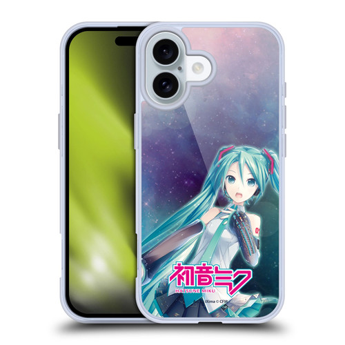 Hatsune Miku Graphics Nebula Soft Gel Case for Apple iPhone 16 & MagSafe