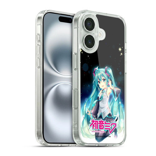 Hatsune Miku Graphics Night Sky Soft Gel Case for Apple iPhone 16 & MagSafe