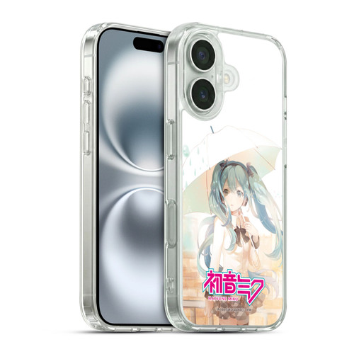 Hatsune Miku Graphics Rain Soft Gel Case for Apple iPhone 16 & MagSafe